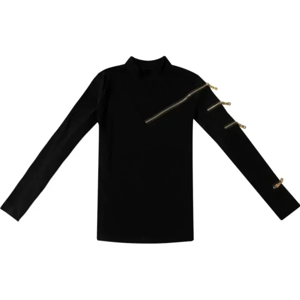 Zipper Deco Women T-shirts - Image 5